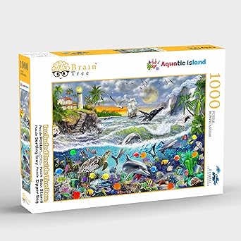 Brain Tree - Aquatic Island 1000 Piece Puzzles - Image 2
