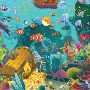 Brain Tree - Underwater Treasure 1000 Piece Puzzles