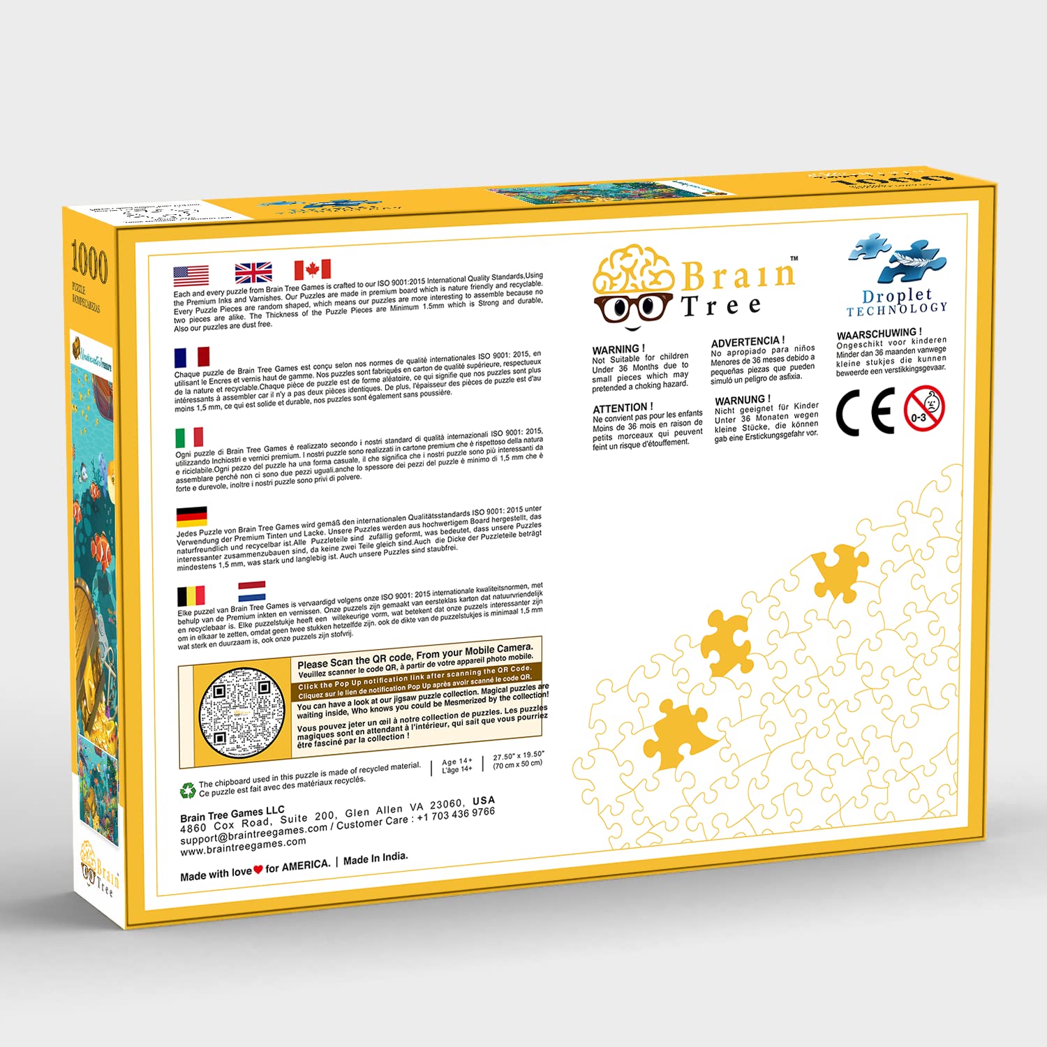 Brain Tree - Underwater Treasure 1000 Piece Puzzles - Image 7