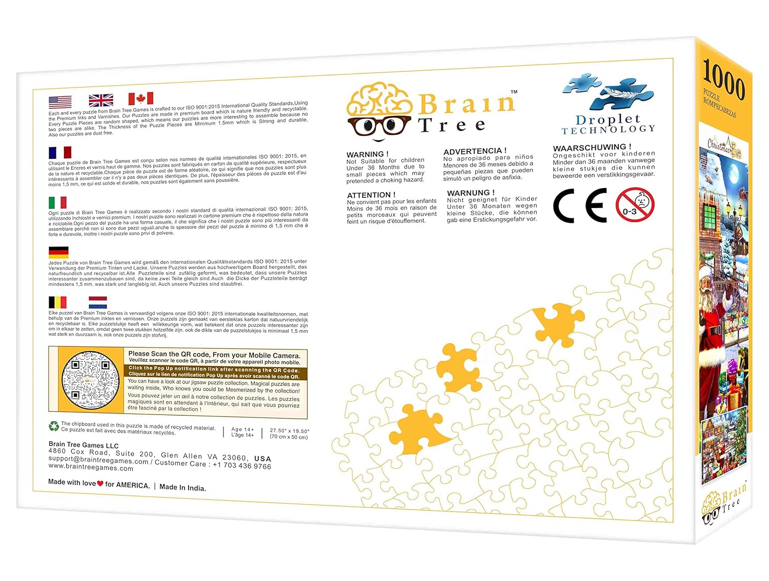 Brain Tree - Christmas Eve 1000 Piece Puzzle  - Image 6