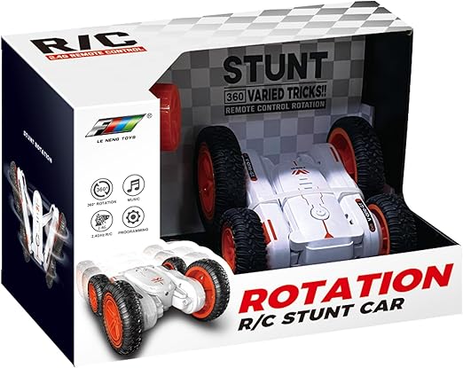 Remote Control Stunt Rotation Car for Kids, 360 Degrees Spin - Image 2