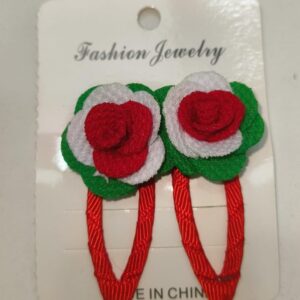 FLAG Embellished Floral Detail Hair Clip - Set of 6