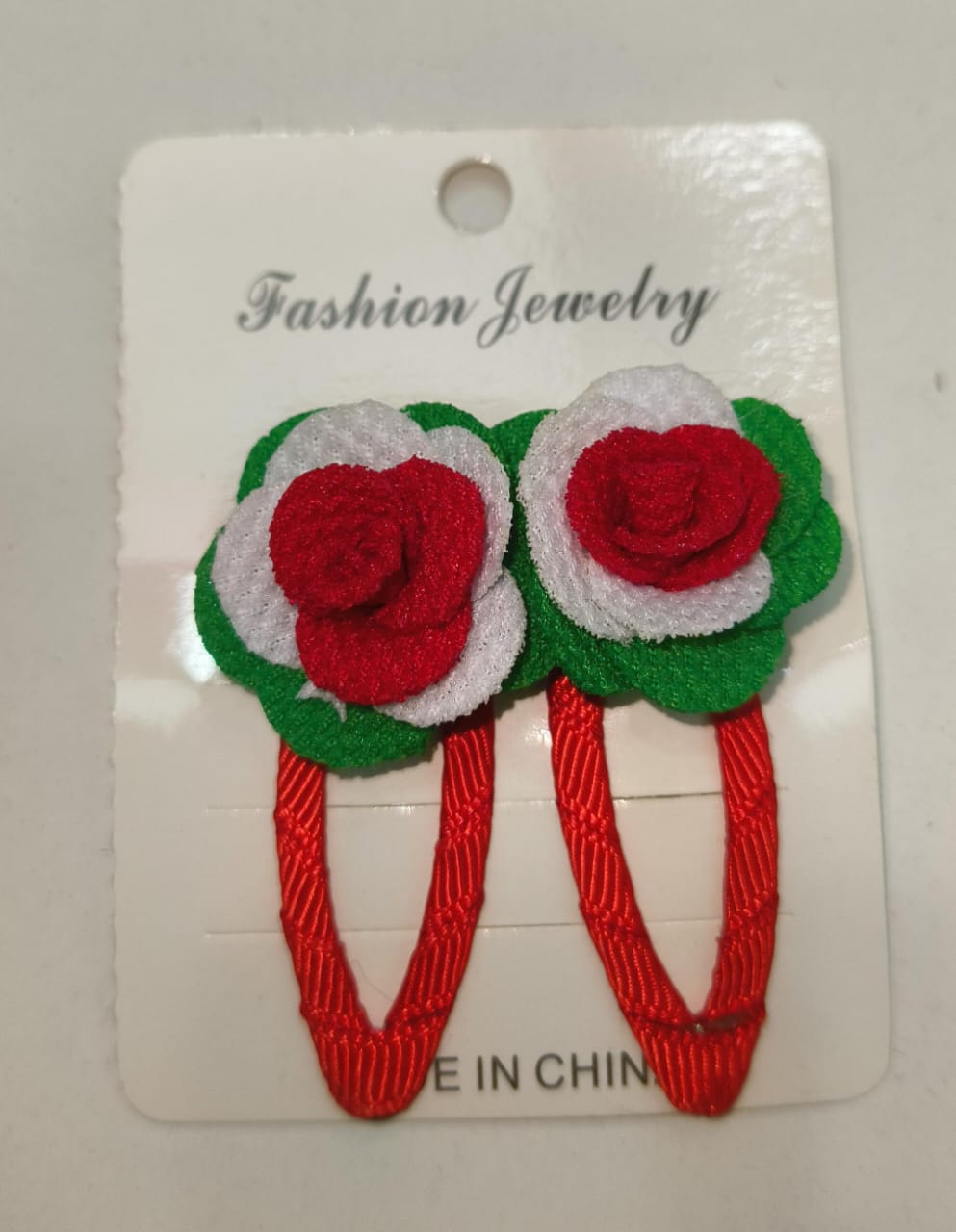 FLAG Embellished Floral Detail Hair Clip - Set of 6