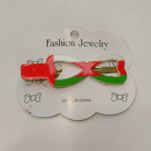 COLORS HAIRCLIP FJ ACRYLIC BOW (Pack of 7)