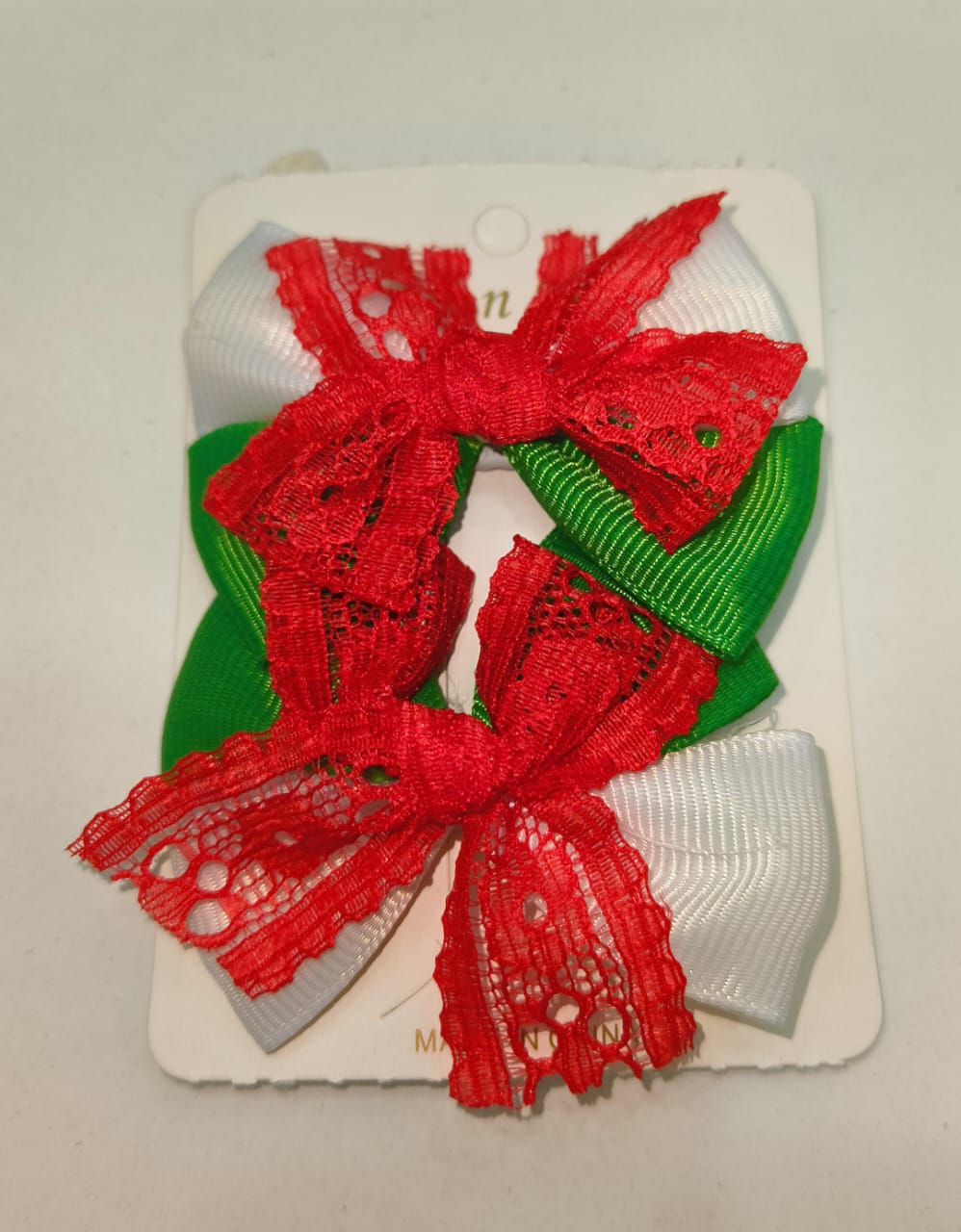 FLAG COLOR SETOF 2KID HAIR CLIP (Pack of 5)