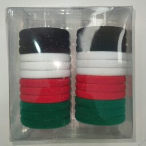 ELASTIC HAIR TIE SET OF 2 (Pack of 6)